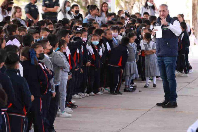 “Seguimos fortaleciendo el aprendizaje de nuestras niñas y niños”: Sergio Baños “Seguimos fortaleciendo el aprendizaje de nuestras niñas y niños”: Sergio Baños