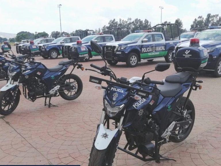 Invierte gobierno de Tulancingo en patrullas y motocicletas