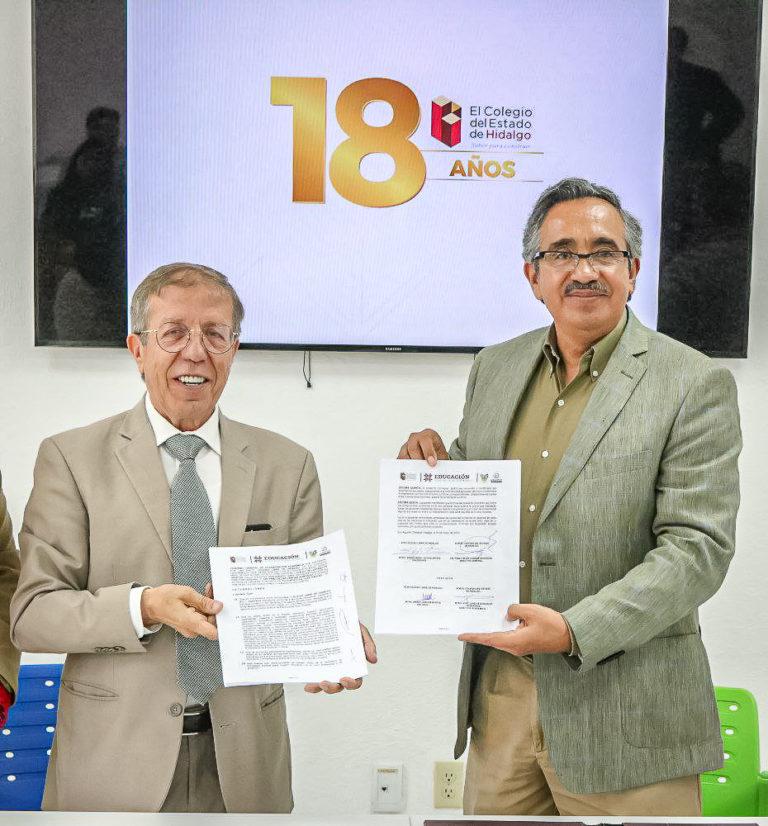 Refuerzan lazos de cooperación entre colegios hidalguenses Refuerzan lazos de cooperación entre colegios hidalguenses