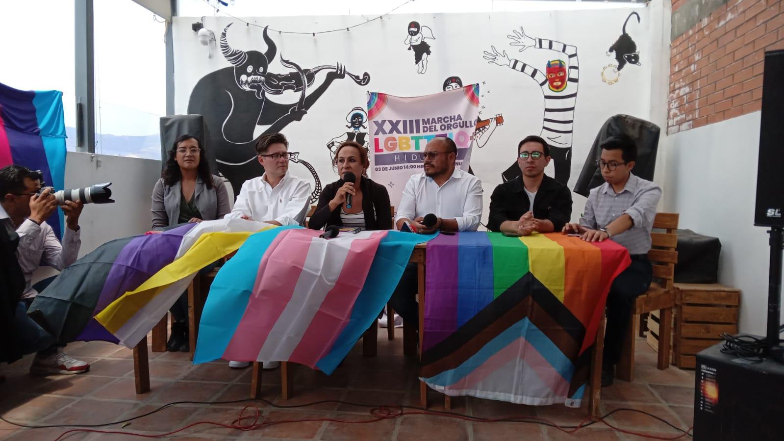 Presentan XXIII Marcha del Orgullo LGBTTTIQ+ en Hidalgo