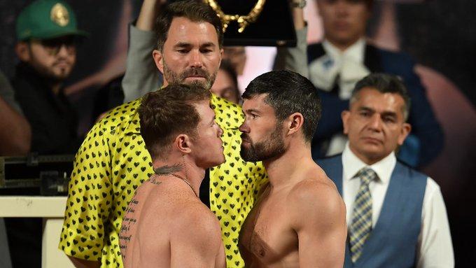 “Canelo” Álvarez y John Ryder cumplen con el peso