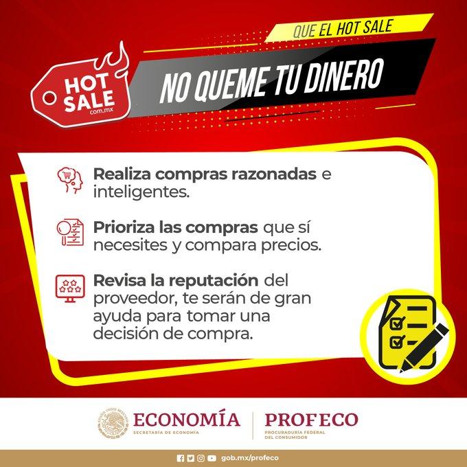 Profeco llama a denunciar a “pasados de rosca” en Hot Sale 2023 Profeco llama a denunciar a “pasados de rosca” en Hot Sale 2023
