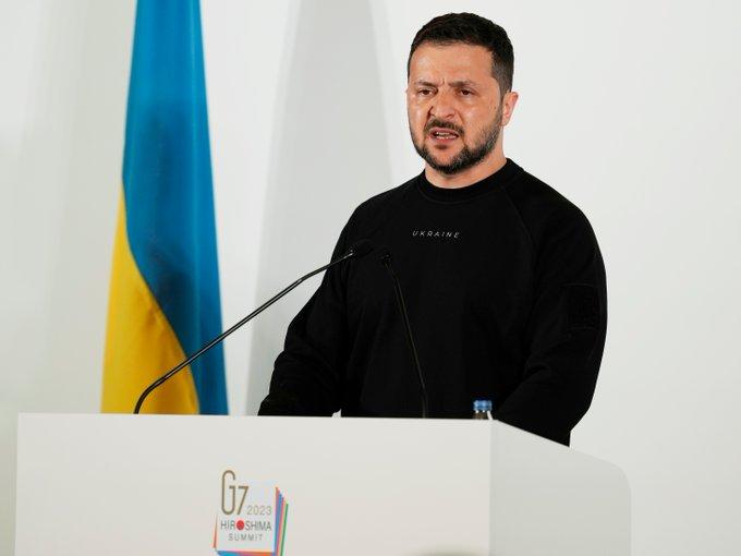 Difunden imágenes de Biden y Zelensky en el G7; prevén reunión Difunden imágenes de Biden y Zelensky en el G7; prevén reunión