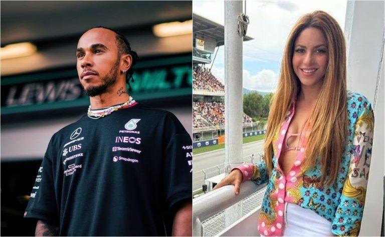 Shakira y Lewis Hamilton en salida romántica, dice prensa española Shakira y Lewis Hamilton en salida romántica, dice prensa española