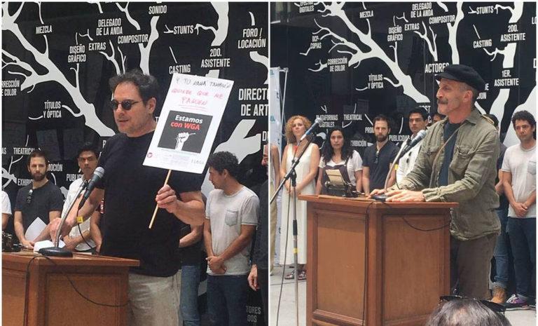 Actores mexicanos se solidarizan con la huelga de escritores en EU Actores mexicanos se solidarizan con la huelga de escritores en EU