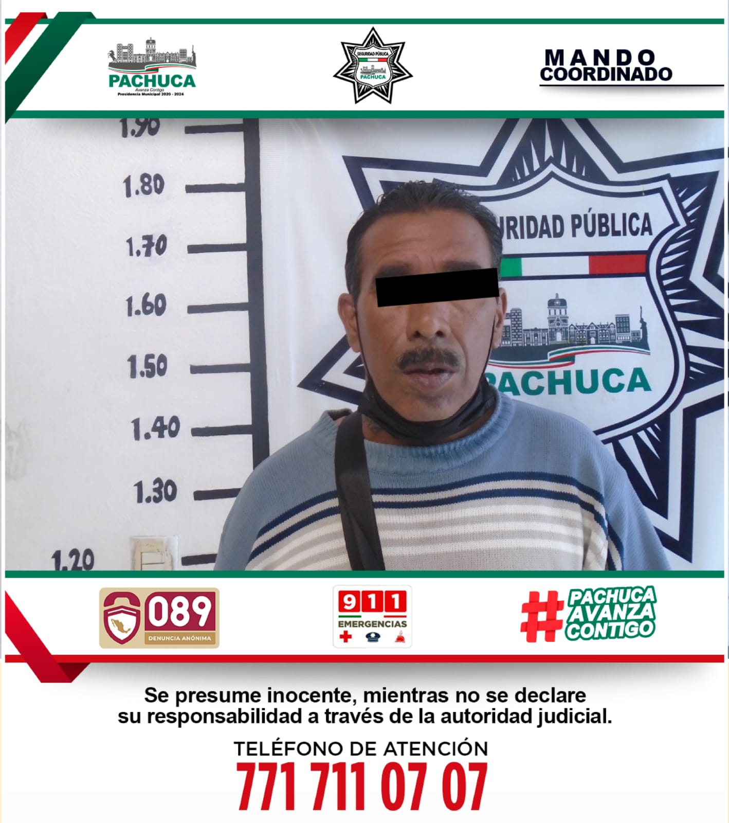 Policía de Pachuca detiene un hombre por presunto narcomenudeo