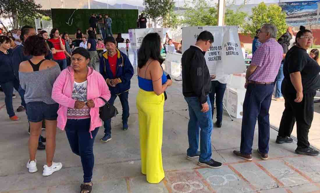 Reportan buena afluencia de votantes en casillas de Coahuila