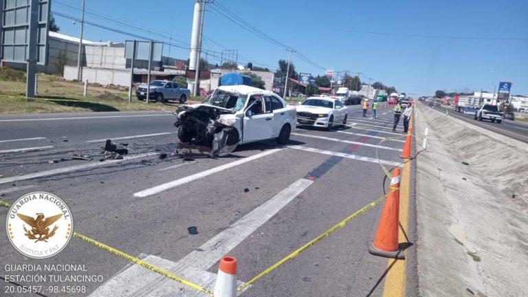 Mueren dos varones en accidente sobre la Pirámides – Tulancingo