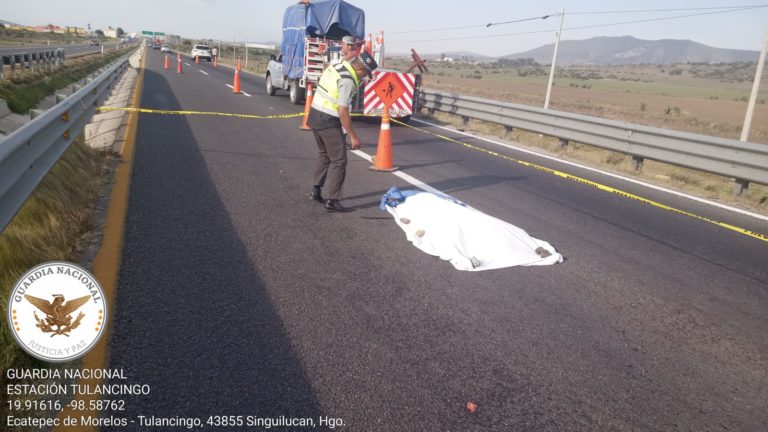 Muere varón tras ser atropellada en la México – Tuxpan