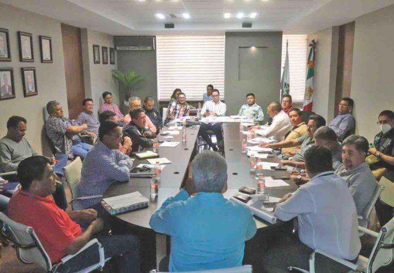 Coordinan reuniones preventivas ante temporada de lluvias