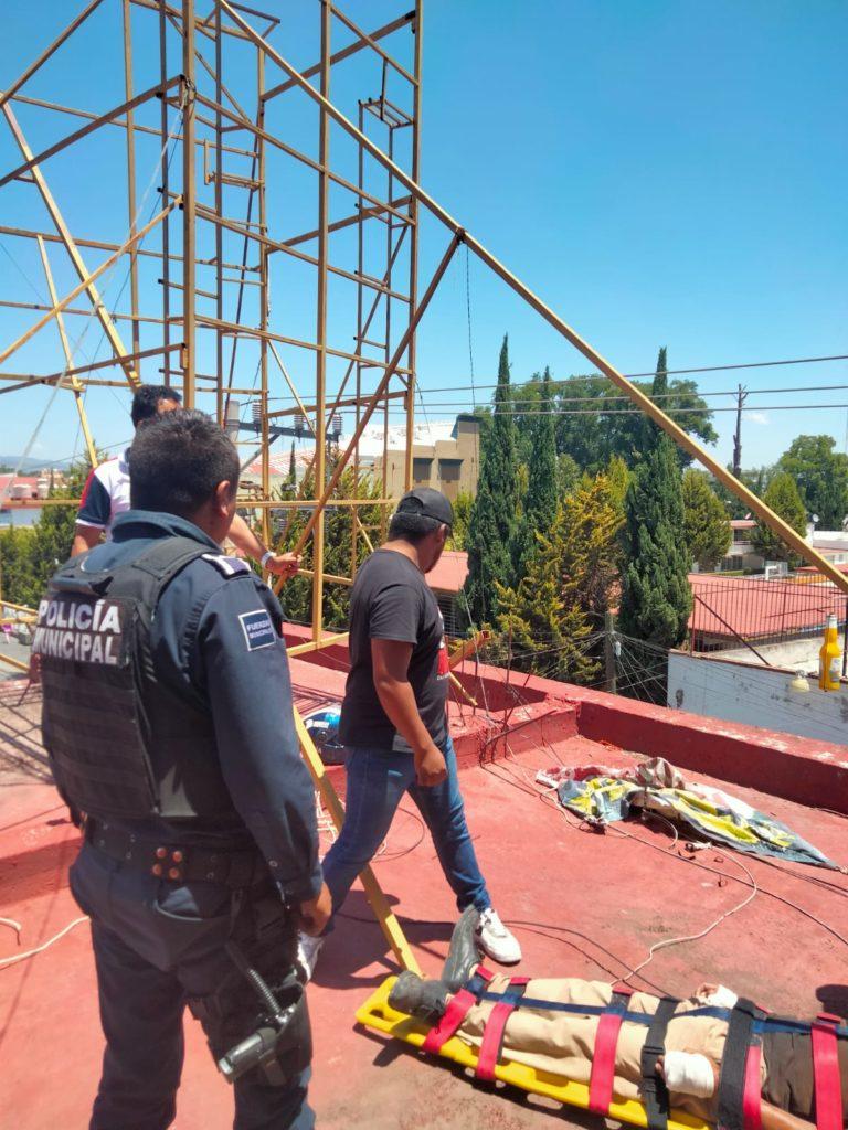 Sufre descarga eléctrica jardinero en Tulancingo Sufre descarga eléctrica jardinero en Tulancingo