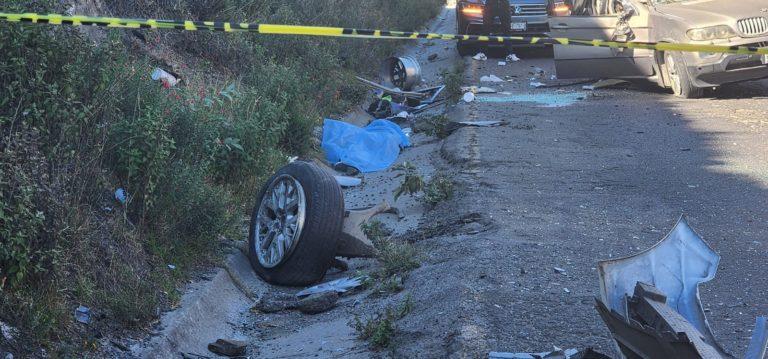 Aparatoso choque en el Corredor de la montaña, un muerto y cinco lesionados