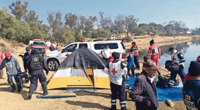 Localizan sin vida a Ángel, joven que entró a nadar en Lago Guadalupe Localizan sin vida a Ángel, joven que entró a nadar en Lago Guadalupe