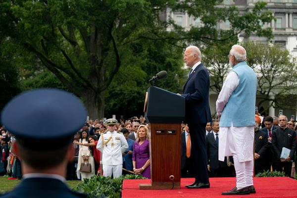 Biden y Modi hablan sobre Ucrania y anuncian acuerdos en defensa, espacio y tecnología Biden y Modi hablan sobre Ucrania y anuncian acuerdos en defensa, espacio y tecnología