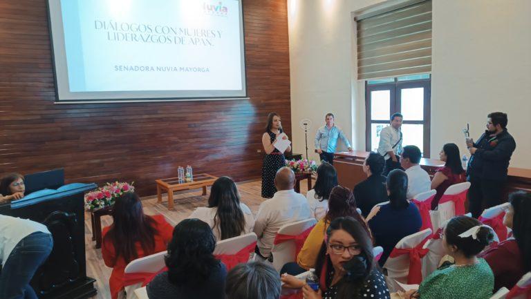 Presenta Nuvia Mayorga la Ley 3 de 3 en Apan Presenta Nuvia Mayorga la Ley 3 de 3 en Apan
