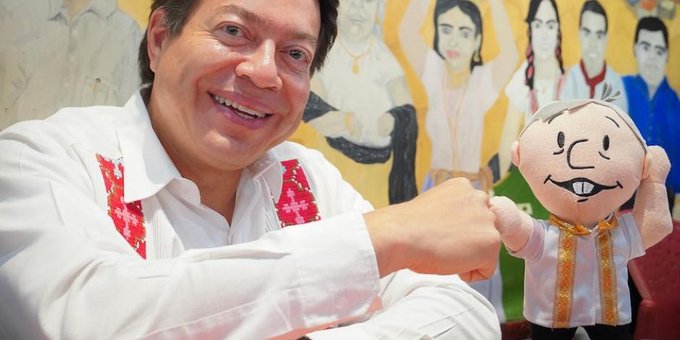 Mario Delgado se reúne con AMLO Mario Delgado se reúne con AMLO