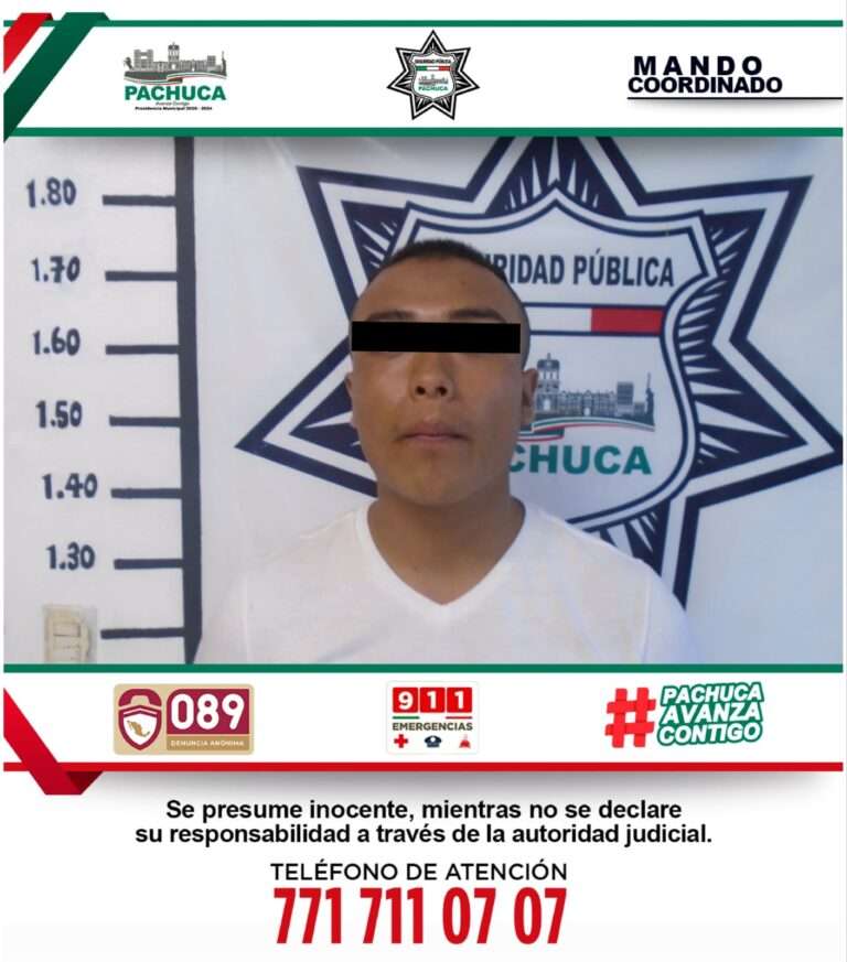 Policía de Pachuca detiene a hombre por tentativa de abuso sexual Policía de Pachuca detiene a hombre por tentativa de abuso sexual
