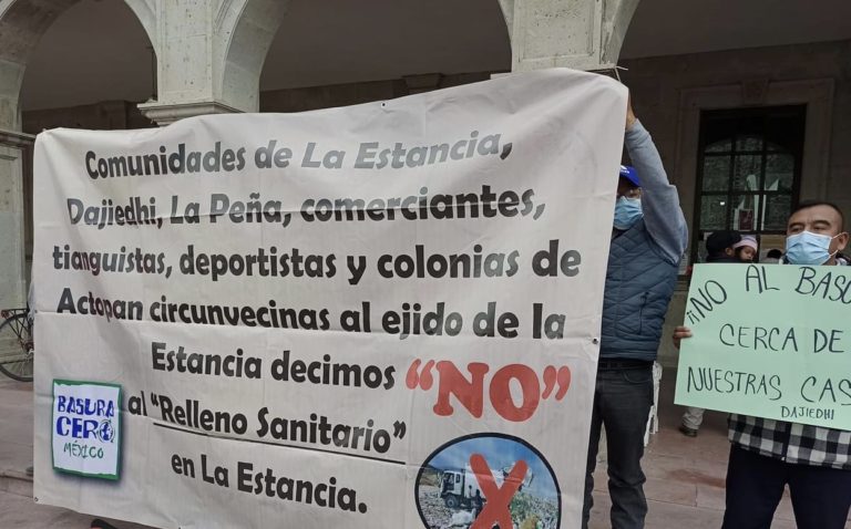 Recolectan firmas contra basurero en Actopan, Abren espacio en Change.org Recolectan firmas contra basurero en Actopan, Abren espacio en Change.org
