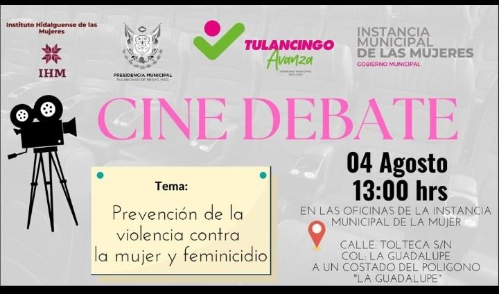 “CINE DEBATE” CON EL TEMA: PREVENCIÓN DE LA VIOLENCIA CONTRA LA MUJER Y FEMINICIDIO