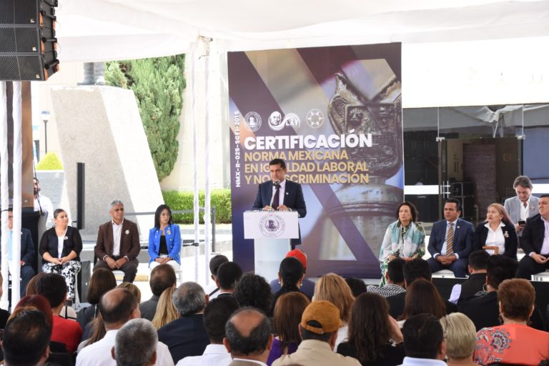 Congreso de Hidalgo recibe certificación en igualdad laboral y no discriminación Congreso de Hidalgo recibe certificación en igualdad laboral y no discriminación