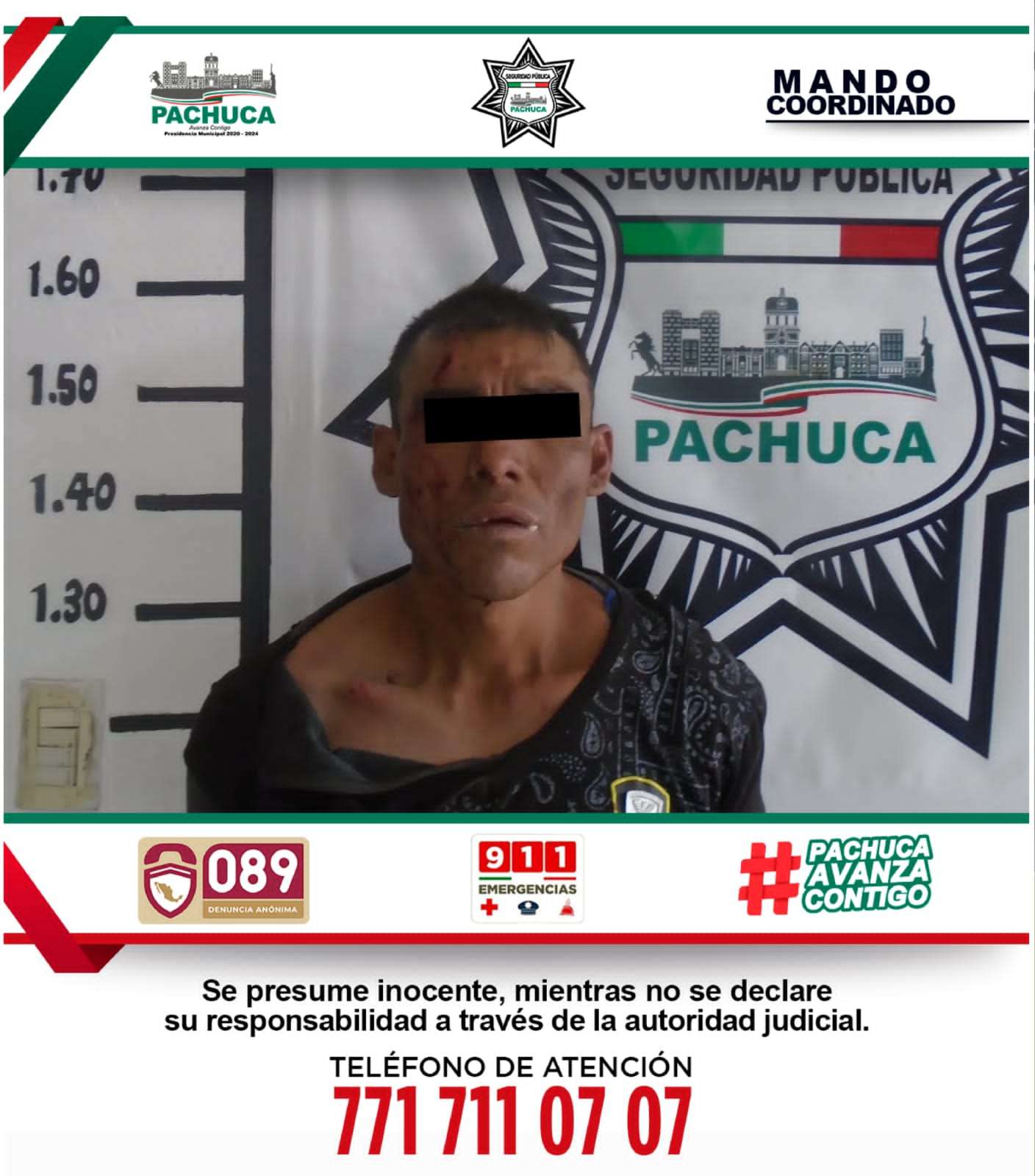 Policía de Pachuca detiene a hombre por presunto narcomenudeo