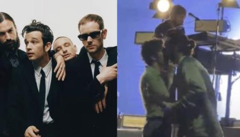Suspenden festival de música en Malasia tras beso entre integrantes de la banda The 1975 Suspenden festival de música en Malasia tras beso entre integrantes de la banda The 1975
