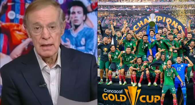 José Ramón Fernández explota por título de México en Copa Oro José Ramón Fernández explota por título de México en Copa Oro