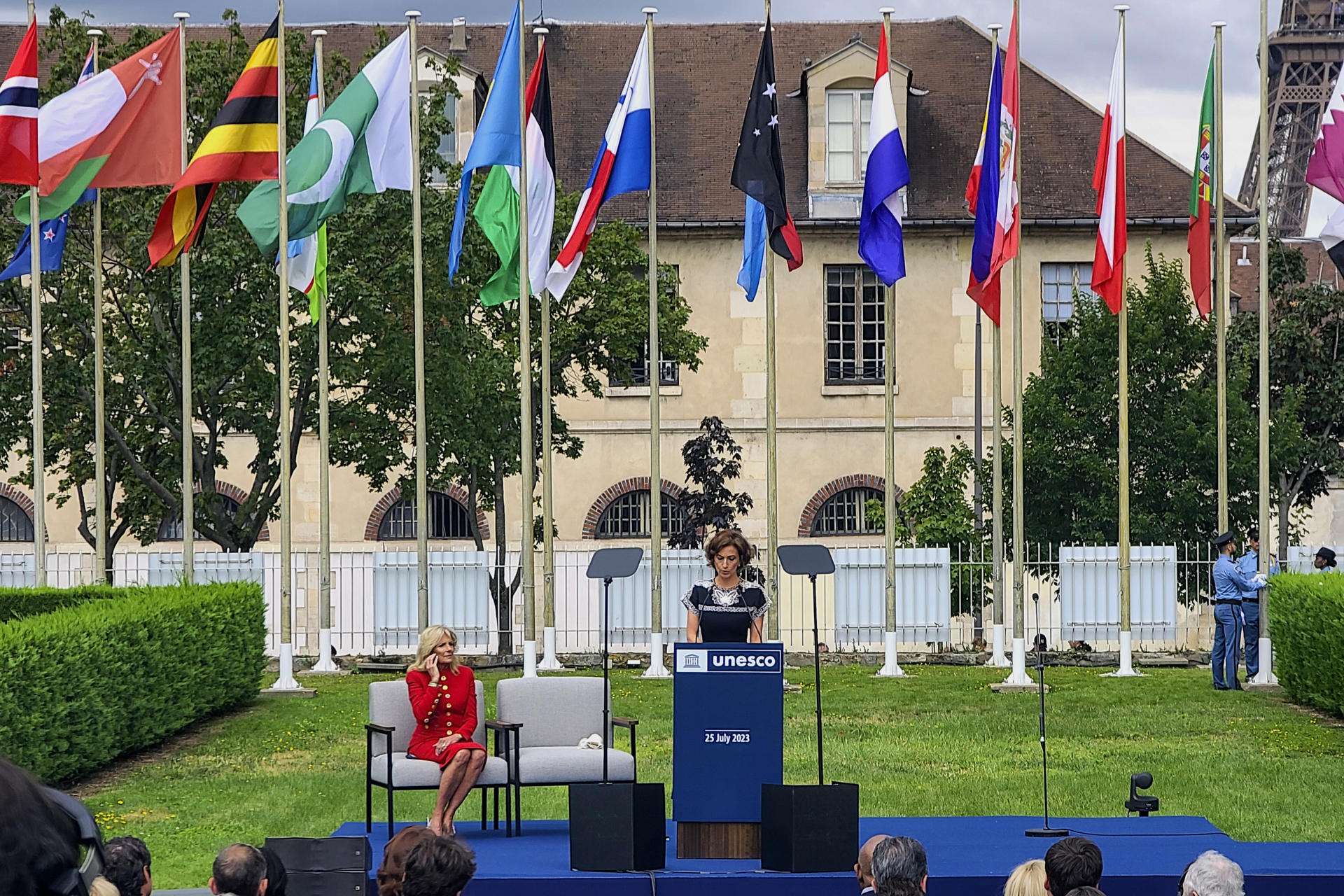 La bandera de Estados Unidos vuelve a izarse en la Unesco