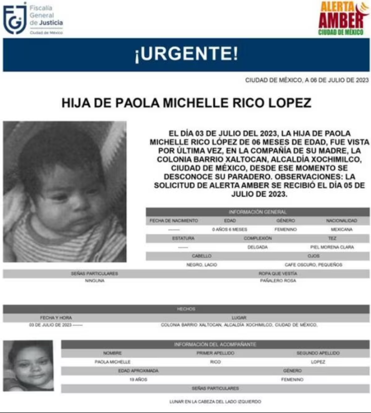 Hallan a bebés de Paola Michelle, joven asesinada en Tlalpan