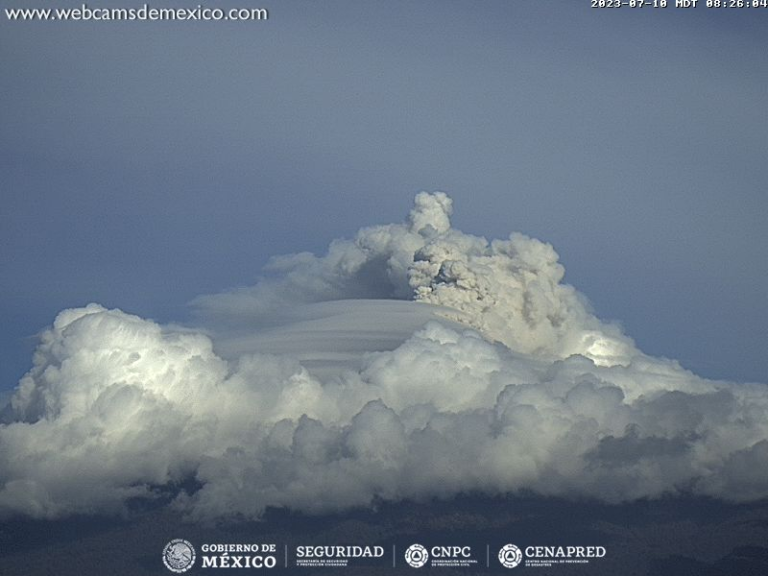 Reportan caída de ceniza del Popocatépetl en CDMX y Edomex Reportan caída de ceniza del Popocatépetl en CDMX y Edomex