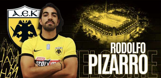 Rodolfo Pizarro es nuevo jugador del AEK de Atenas Rodolfo Pizarro es nuevo jugador del AEK de Atenas