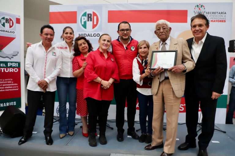 PRI Hidalgo reconoce la lealtad y la historia de las y los militantes adultos mayores