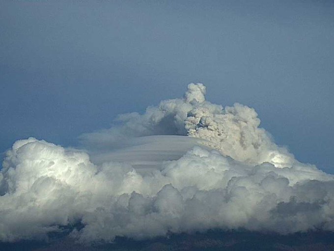 Popocatépetl en Amarillo Fase 2; reportan 123 exhalaciones