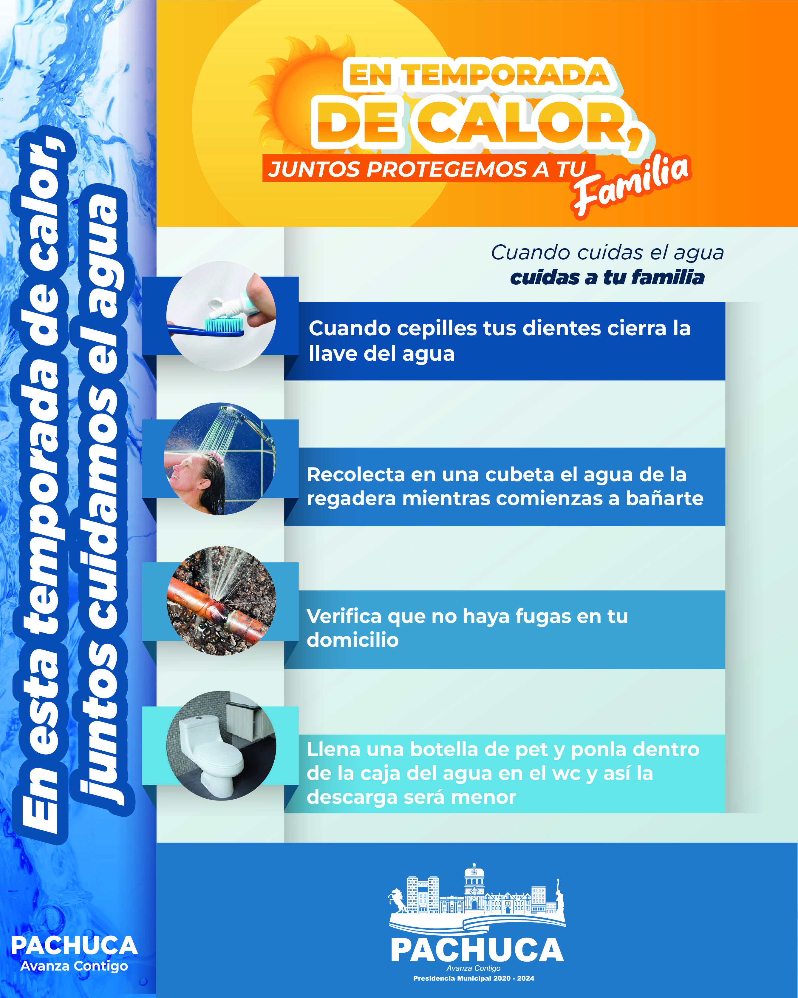 EN TEMPORADA DE CALOR, JUNTOS PROTEGEMOS A TU FAMILIA