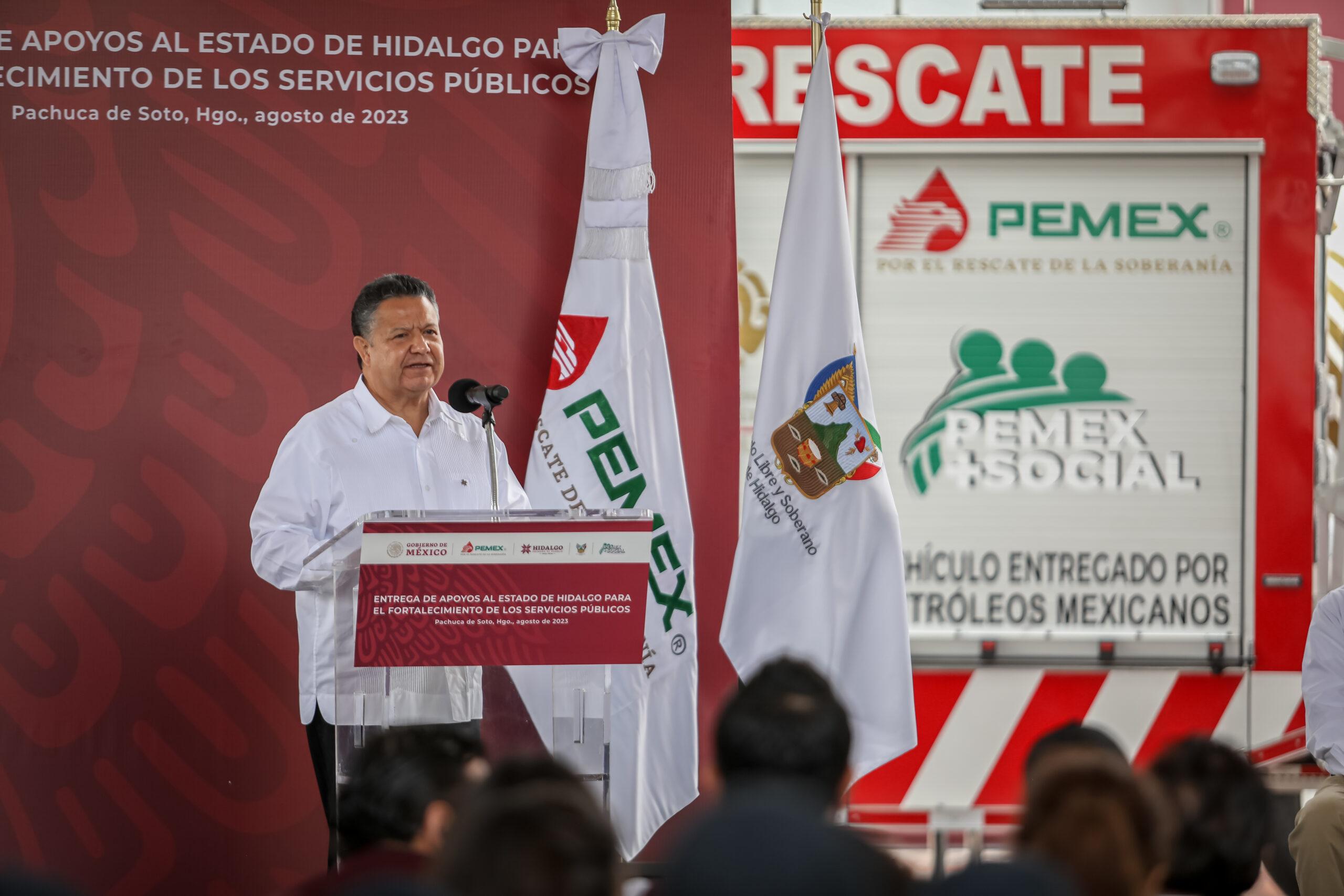 Entregó Pemex a Hidalgo, recursos que representan más de 60 mdp 