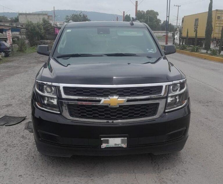 Aseguraron camioneta de un millón de pesos, robada en E.U. Aseguraron camioneta de un millón de pesos, robada en E.U.