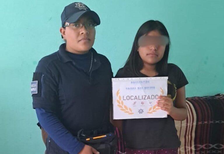 En Tizayuca localizaron y resguardaron a una adolescente que estaba desaparecida