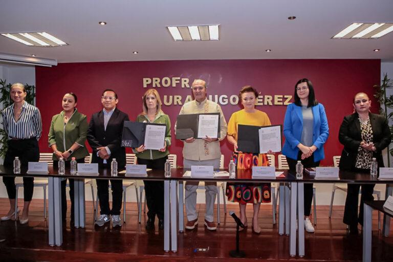 Firman convenio de colaboración SEPH-AMANC Hidalgo Firman convenio de colaboración SEPH-AMANC Hidalgo