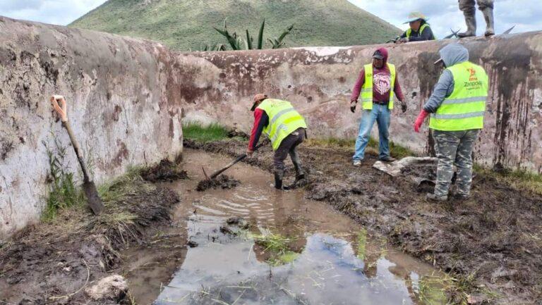 Recuperan nacimientos de agua del acueducto del Padre Tembleque Recuperan nacimientos de agua del acueducto del Padre Tembleque