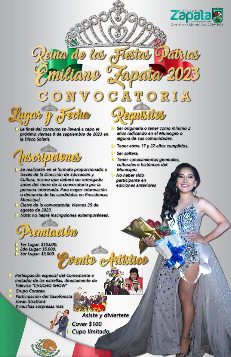 Convocan al concurso “Reina de las Fiestas Patrias”  