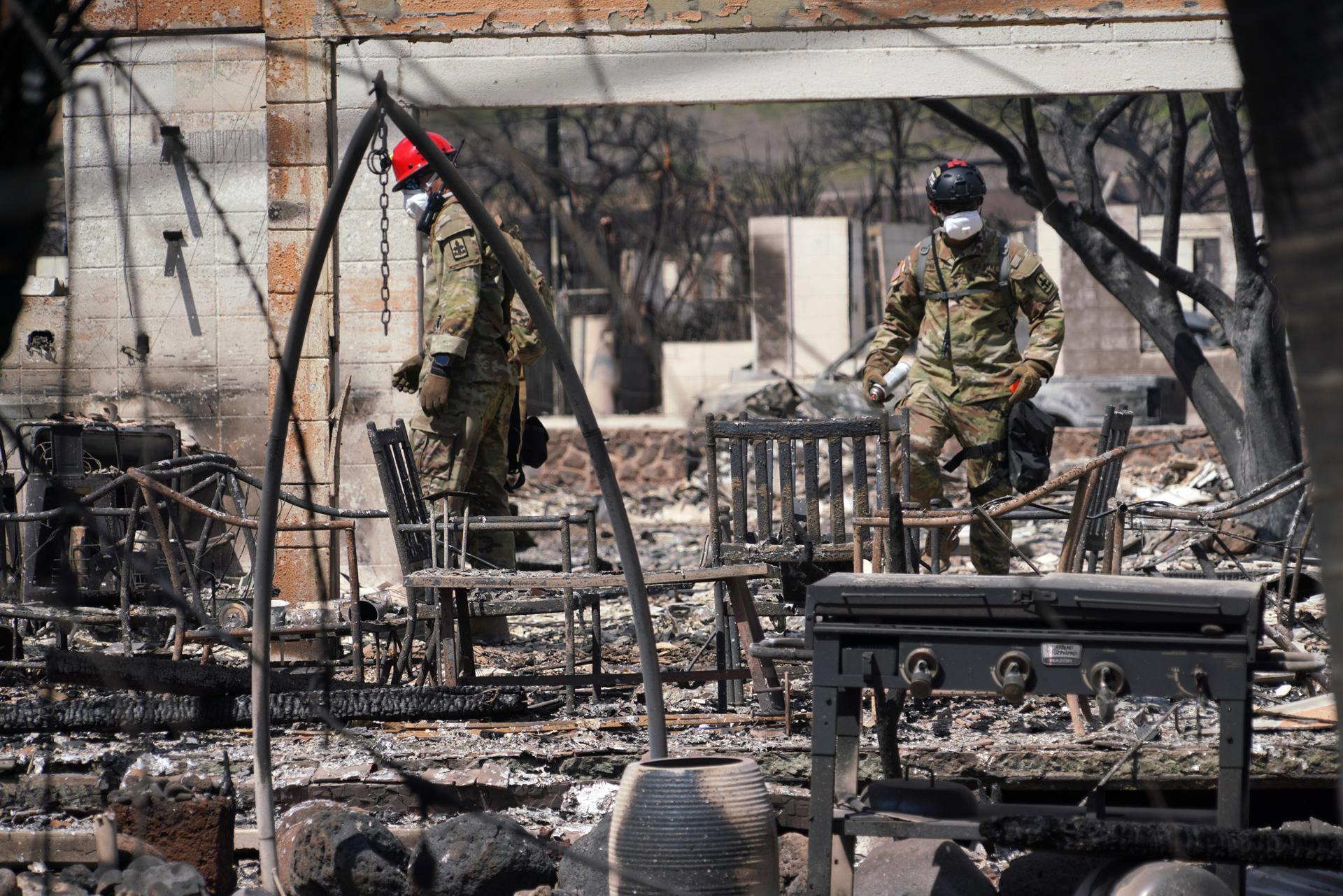 Sube a 67 el número de fallecidos por los incendios en Hawái