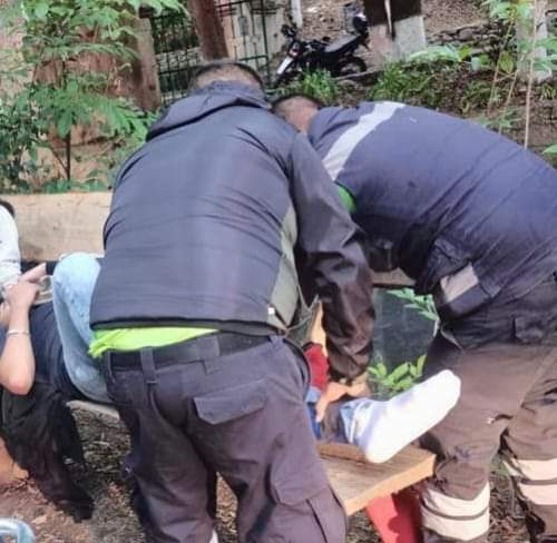 Subieron a la tirolesa, pero chocaron, tres resultan heridos Subieron a la tirolesa, pero chocaron, tres resultan heridos