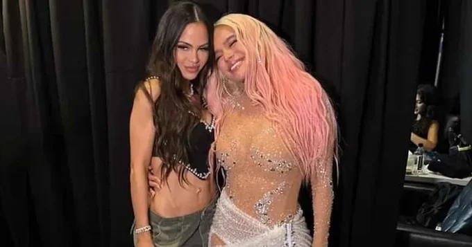 Así fue el encuentro entre Vida Isabelle y Karol G Así fue el encuentro entre Vida Isabelle y Karol G