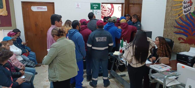 Sindicalizados, retienen a Asambleístas de Tepeapulco Sindicalizados, retienen a Asambleístas de Tepeapulco
