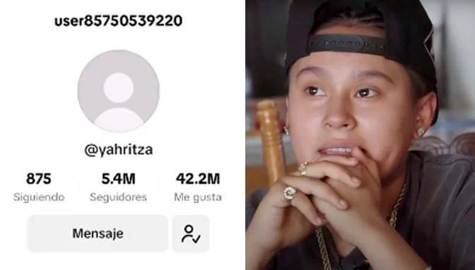 Cerrada cuenta de TikTok de la vocalista de Yahritza y su Esencia Cerrada cuenta de TikTok de la vocalista de Yahritza y su Esencia