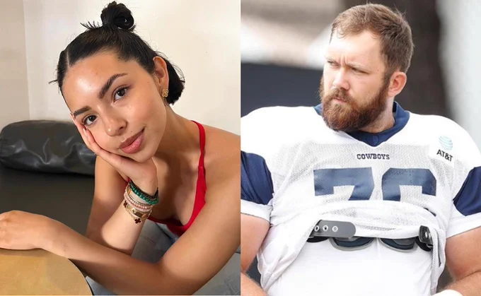 Ángela Aguilar y su relación con Josh Ball, estrella de la NFL