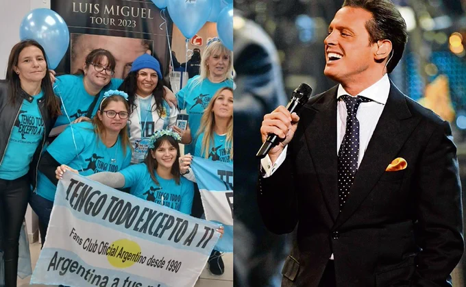 Fans argentinas recibirán a Luis Miguel con mariachi Fans argentinas recibirán a Luis Miguel con mariachi