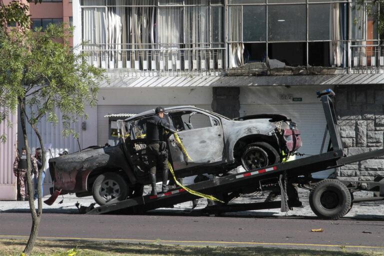 Prisión preventiva para seis detenidos por la explosión de un coche bomba en Ecuador Prisión preventiva para seis detenidos por la explosión de un coche bomba en Ecuador