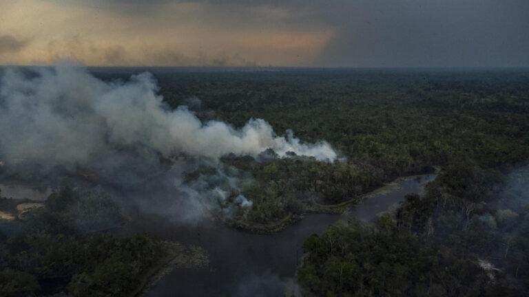 Los incendios se disparan en el centro de la Amazonía brasileña