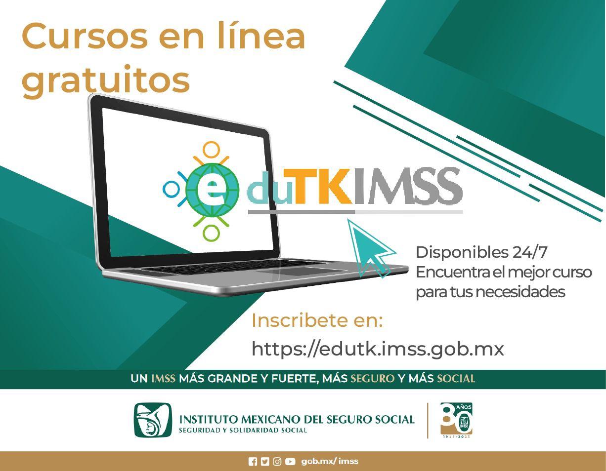 Ofertan talleres en plataforma eduTK IMSS